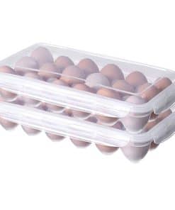 XBY-US 2 Pack Porta Huevos Cubiertos Para Refrigerador,