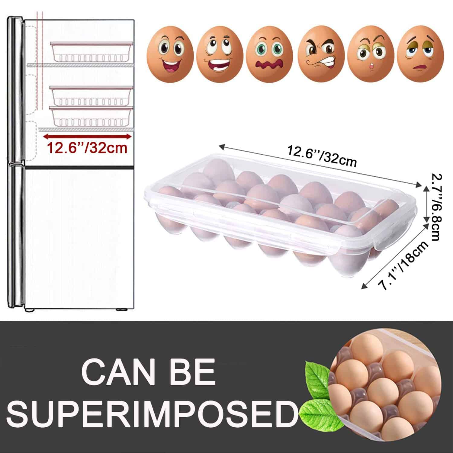 XBY-US 4 Pack Cubiertos Sostenedores de Huevos, Porta - Imagen 3