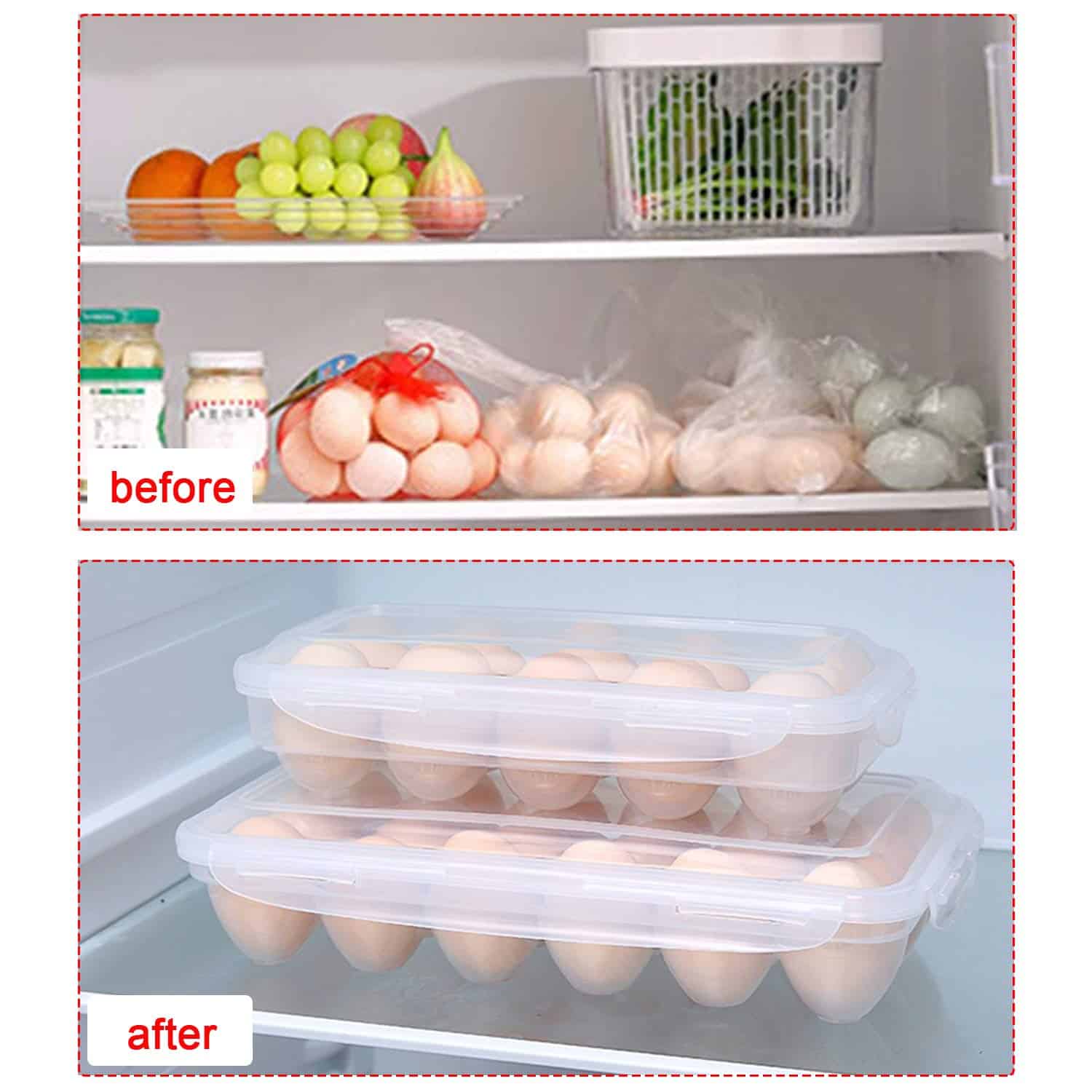 XBY-US 4 Pack Cubiertos Sostenedores de Huevos, Porta - Imagen 4