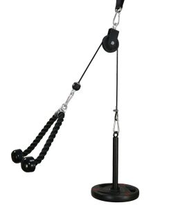 Sistema de polea para lat pull down y levantamiento de peso