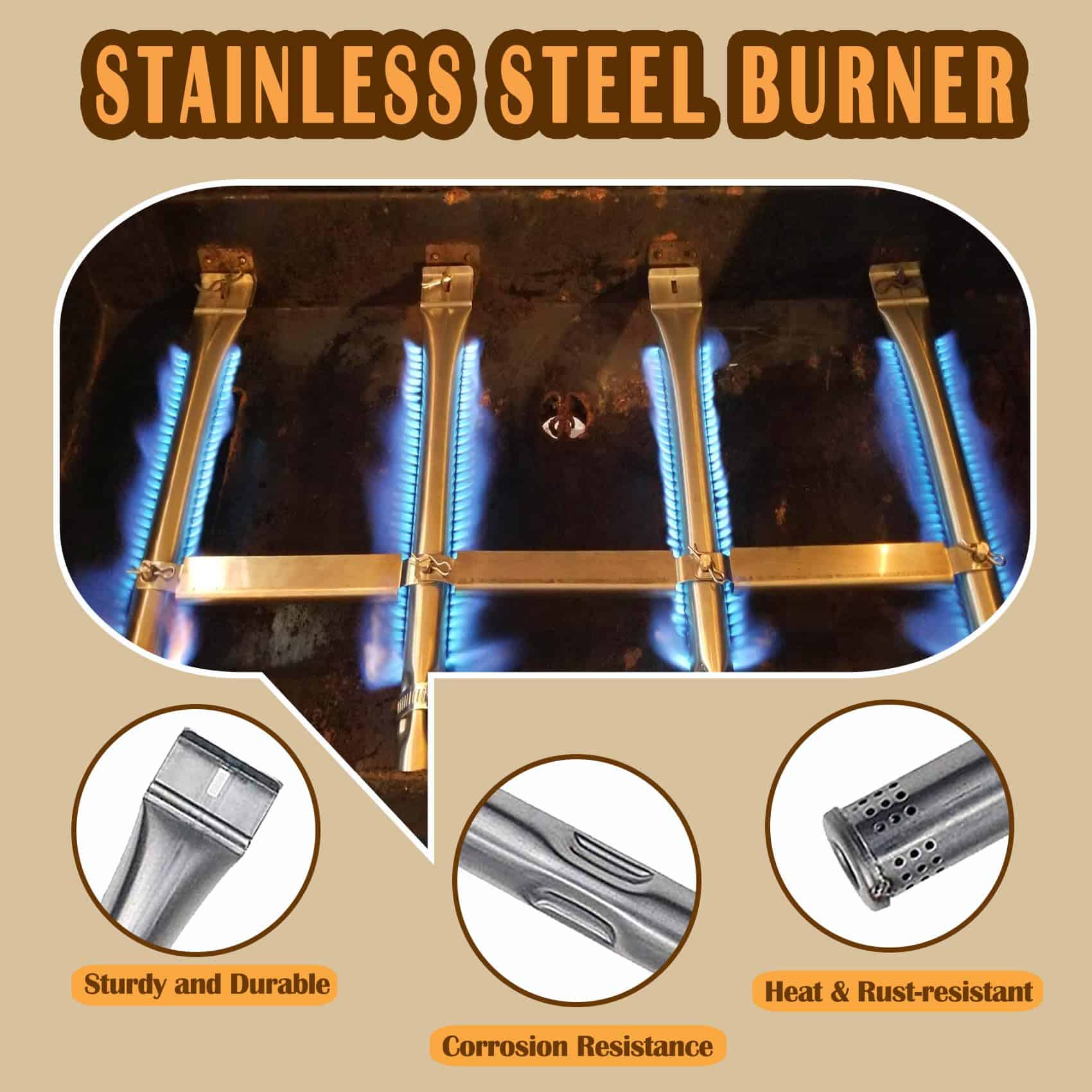 Kit de Piezas para Parrilla para Charbroil 461334813, - Imagen 8