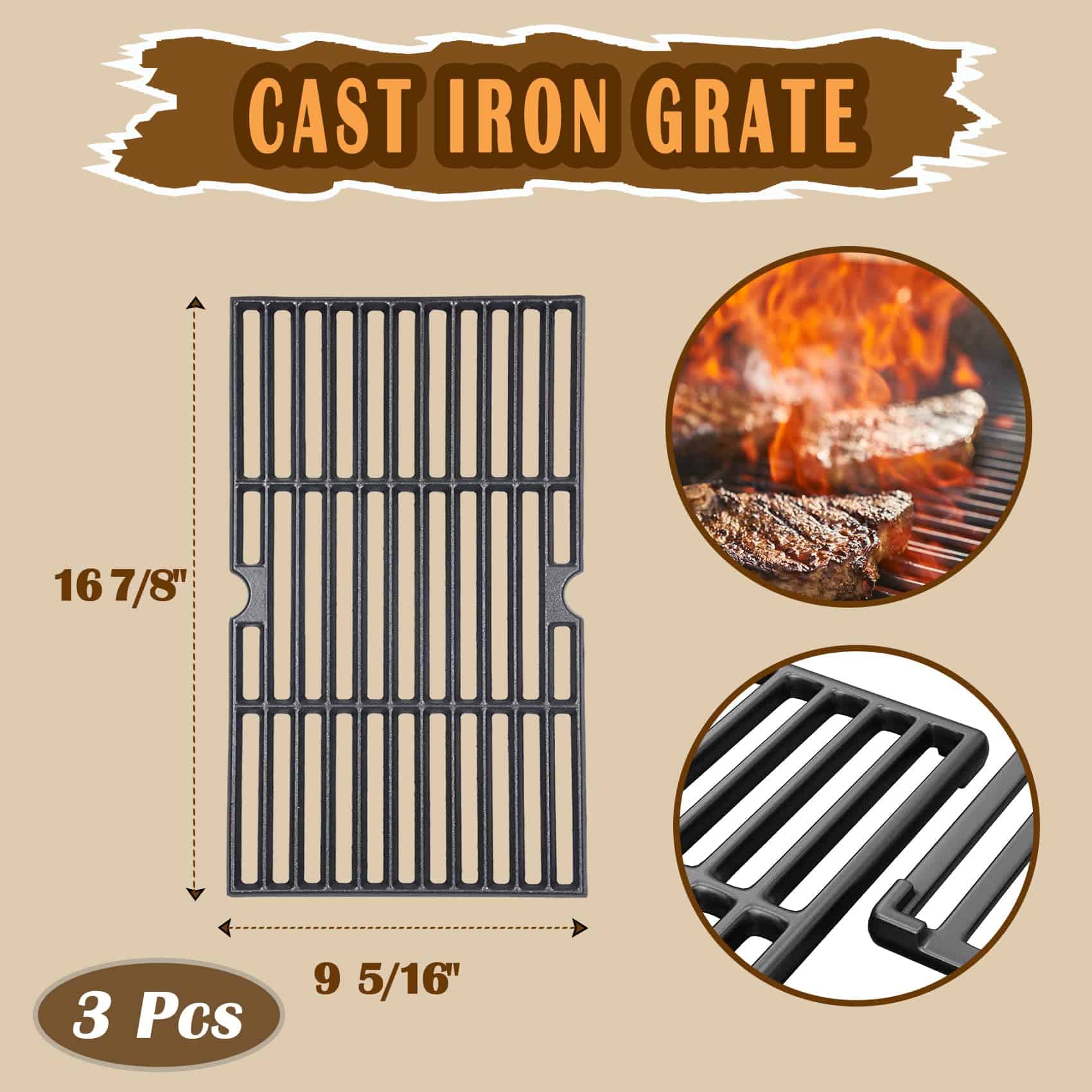 Kit de Piezas para Parrilla para Charbroil 461334813, - Imagen 7