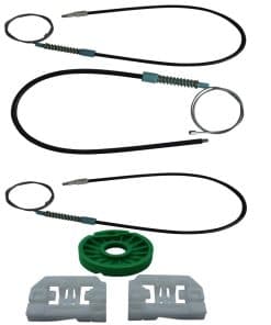 Kit de Reparación de Regulador de Ventana -Negro