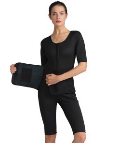 Traje Sauna Completo Bakerdani Waist Trainer Corset Trimmer