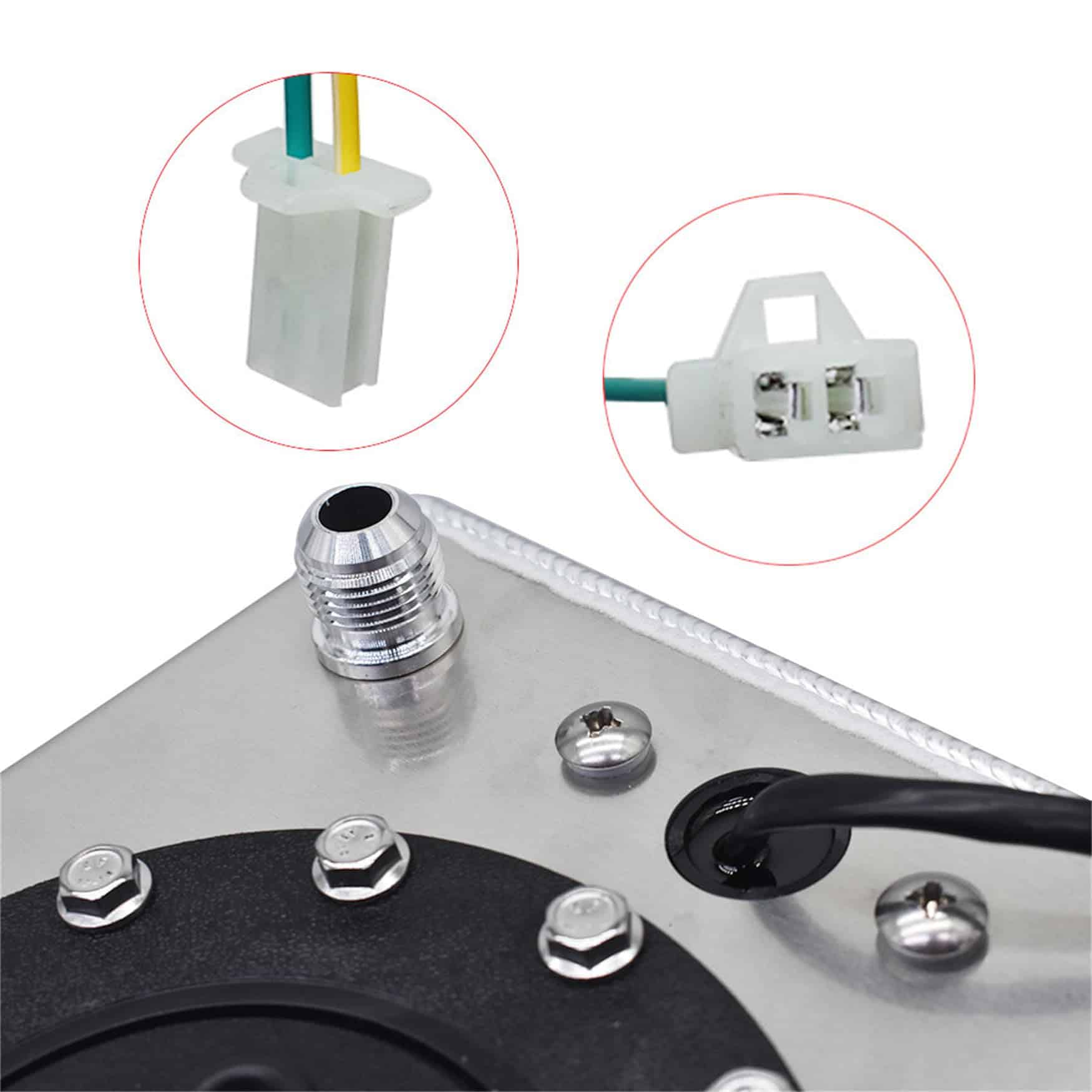 Tanque de Combustible de 2.5 Galones / 9.5L de Aluminio - Imagen 4