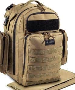 Mochila de Pañales para Papá con Cambiador, Mochila Militar