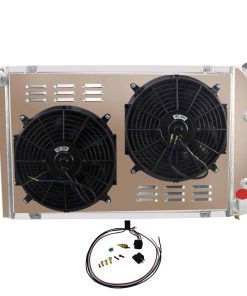 Radiator de Aluminio de 3 Hileras + Ventilador con Cubierta