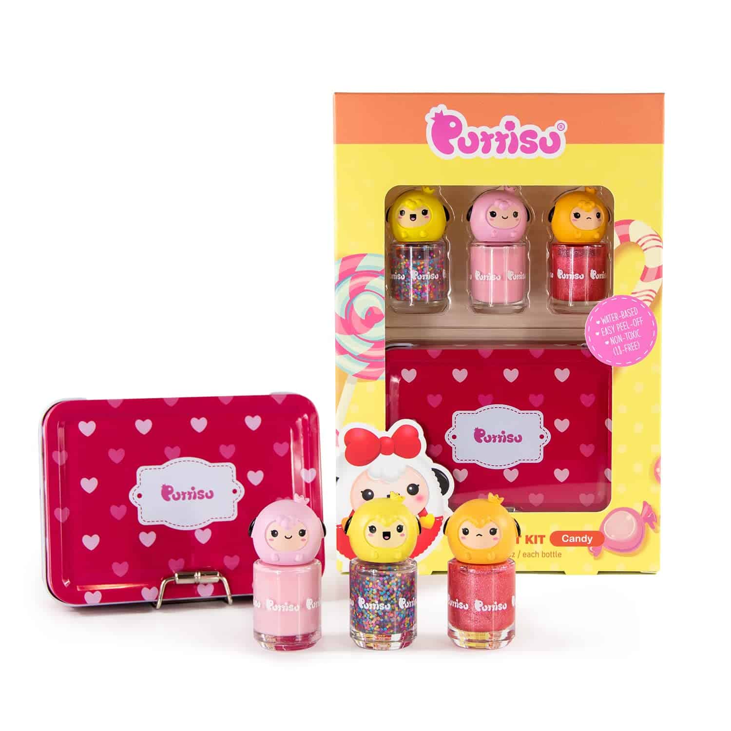 Set de regalo de esmalte de uñas para niños de kit de arte