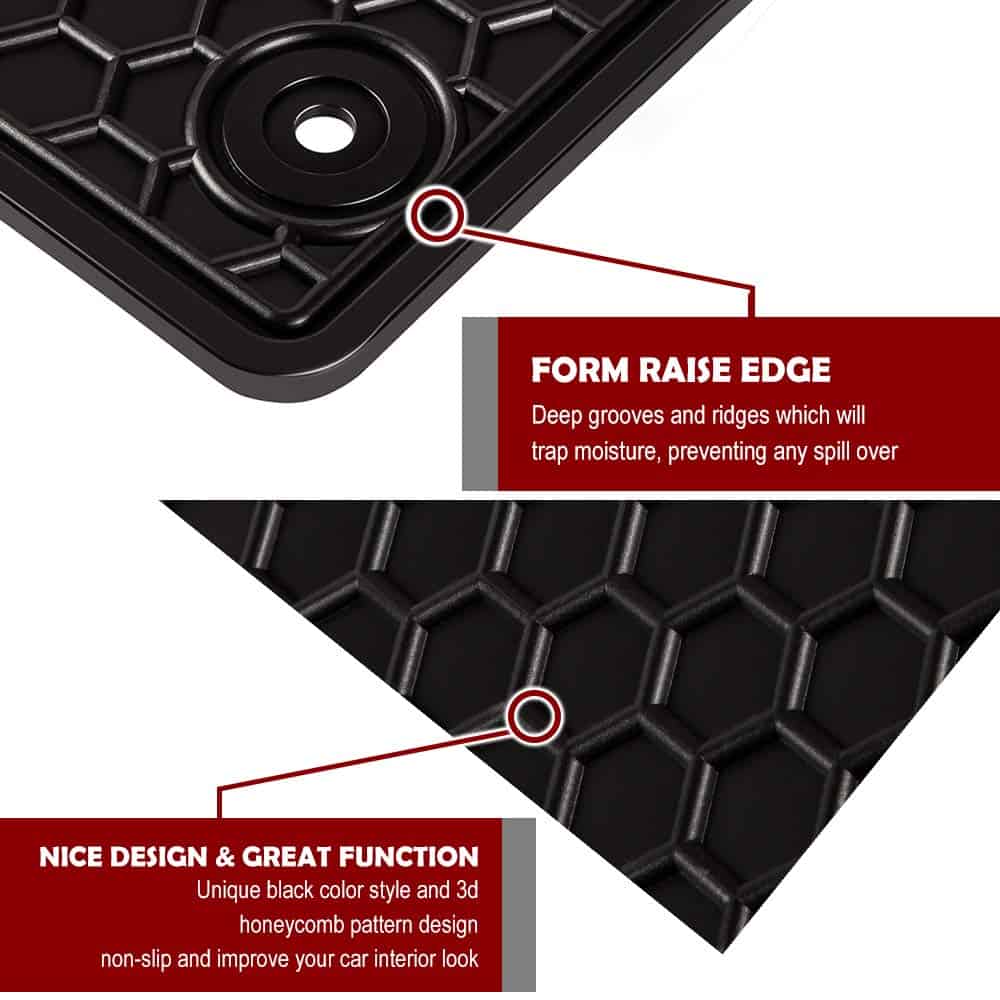 Tapetes de piso TeddyTT Compatibles con Camry 2012 2013 - Imagen 4