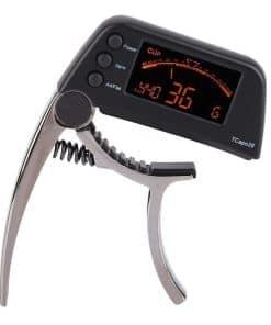 Afinador de Guitarra Capo Clip On Digital Electrónico para