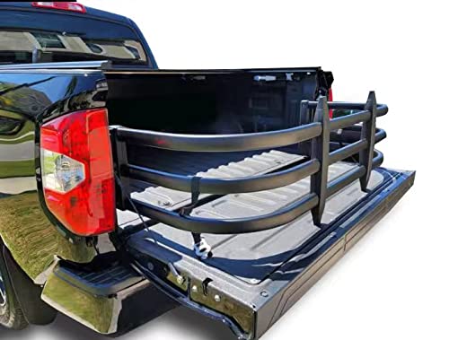 Extensor de cama de camioneta retractil de aluminio negro - Imagen 5