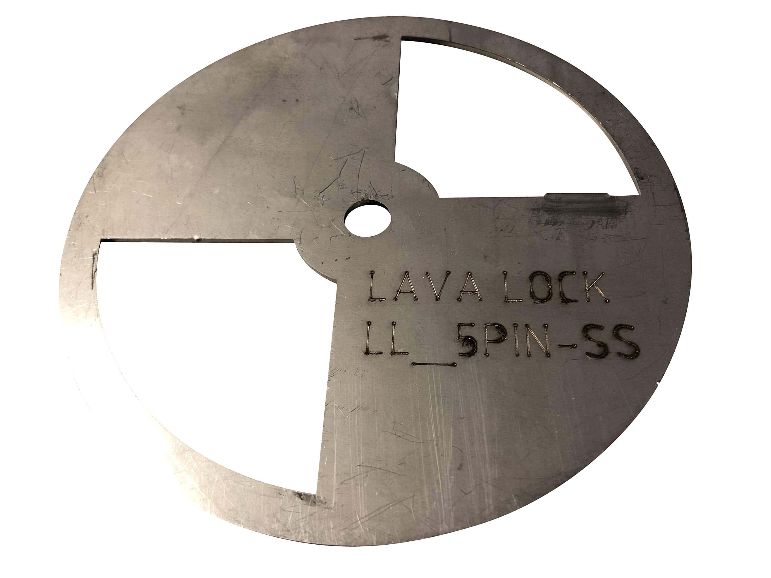 LavaLock� Pinwheel de Acero Inoxidable para Ahumador BBQ - Imagen 3