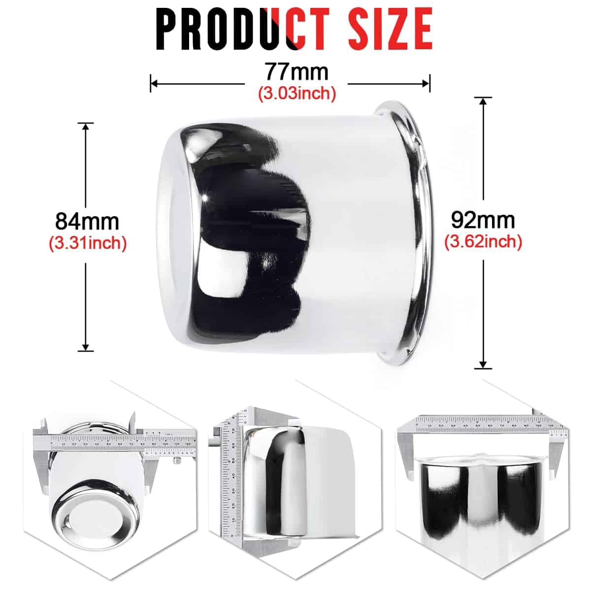 Tapacubos de centro de rueda para remolque RTrhinoTuning de - Imagen 3