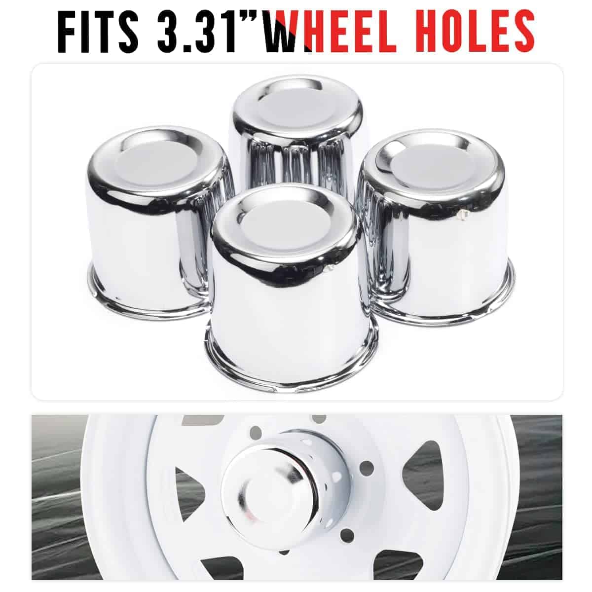 Tapacubos de centro de rueda para remolque RTrhinoTuning de - Imagen 6