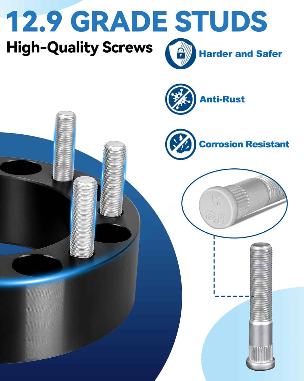 2 piezas de separadores de llantas EZISOE 8x6.5 para Ram - Imagen 6