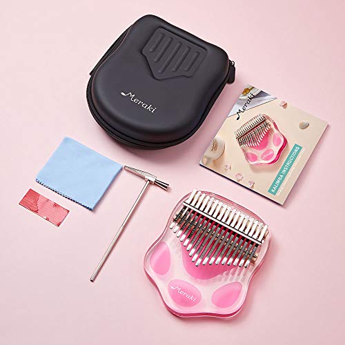 Kalimba Meraki 17 Teclas, Piano de Pulgar Transparente de - Imagen 6