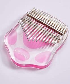 Kalimba Meraki 17 Teclas, Piano de Pulgar Transparente de
