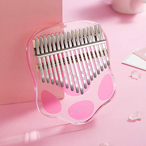 Kalimba Meraki 17 Teclas, Piano de Pulgar Transparente de - Imagen 5