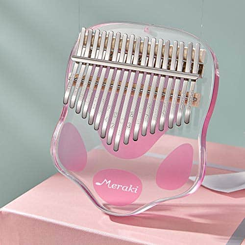 Kalimba Meraki 17 Teclas, Piano de Pulgar Transparente de - Imagen 3