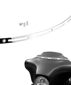 PBYMT Moldura de parabrisas pulida de acero inoxidable con