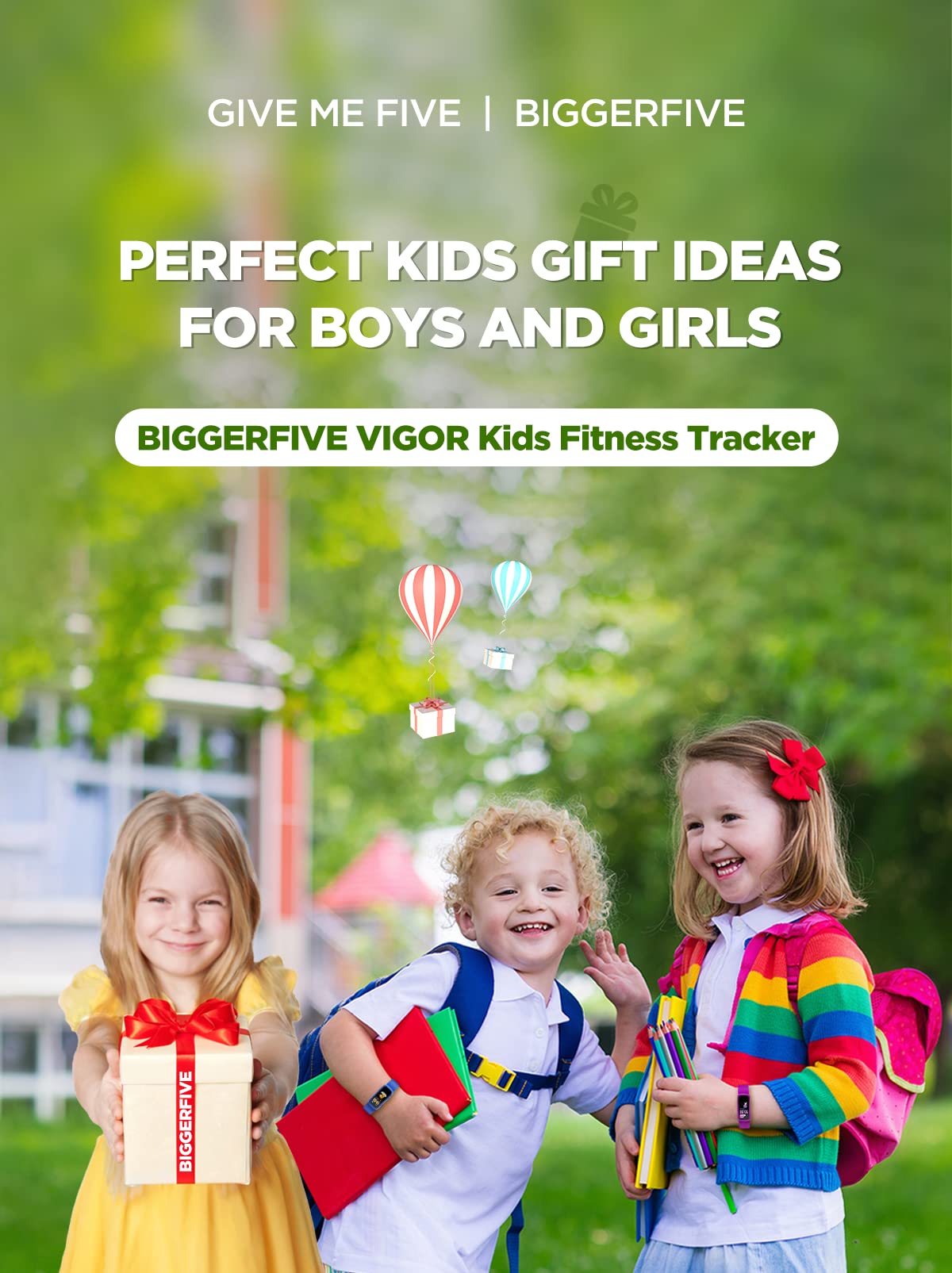 BIGGERFIVE Vigor Reloj Fitness para Niñas Niños Edades - Imagen 9