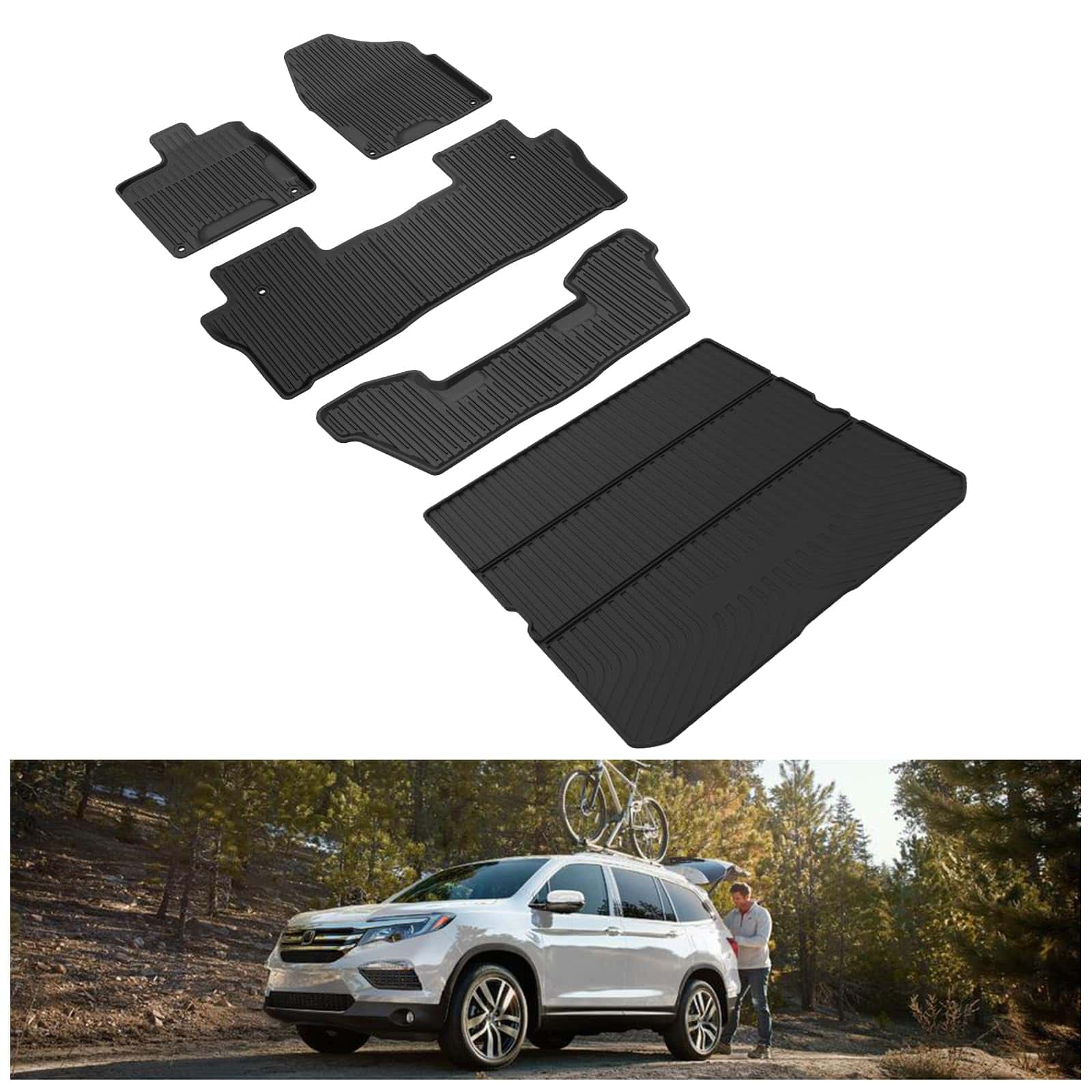 Tapetes y Tapete de Maletero KIWI MASTER para Honda Pilot