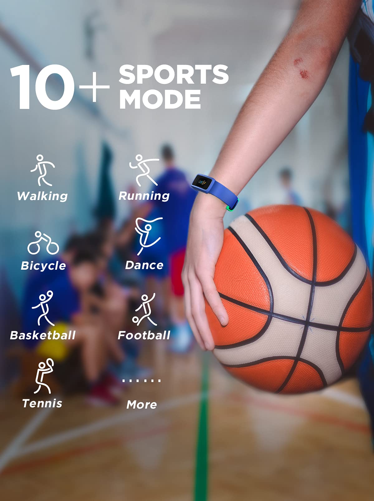 BIGGERFIVE Vigor Reloj Fitness para Niñas Niños Edades - Imagen 4