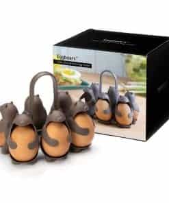 Soporte para huevos Peleg Design Eggbears 3 en 1: cocina,