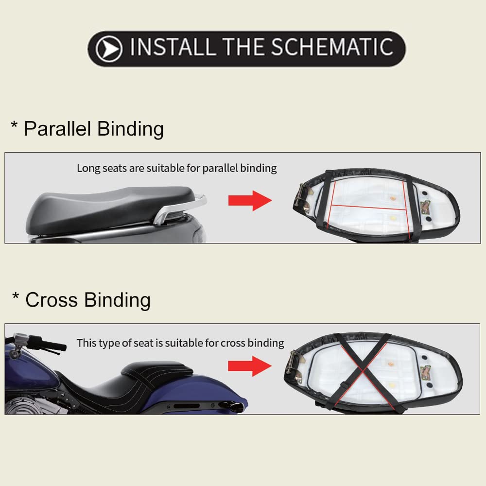 Almohadilla de Asiento de Aire para Motocicleta DEEIRAO 3D - Imagen 7