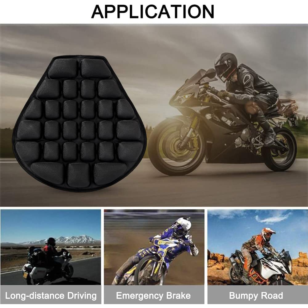 Almohadilla de Asiento de Aire para Motocicleta DEEIRAO 3D - Imagen 4