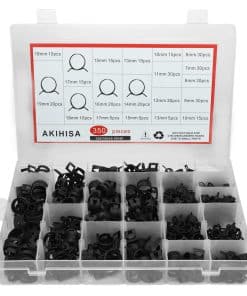 AKIHISA 350 Pcs 6-19mm Abrazaderas de Manguera de Resorte,