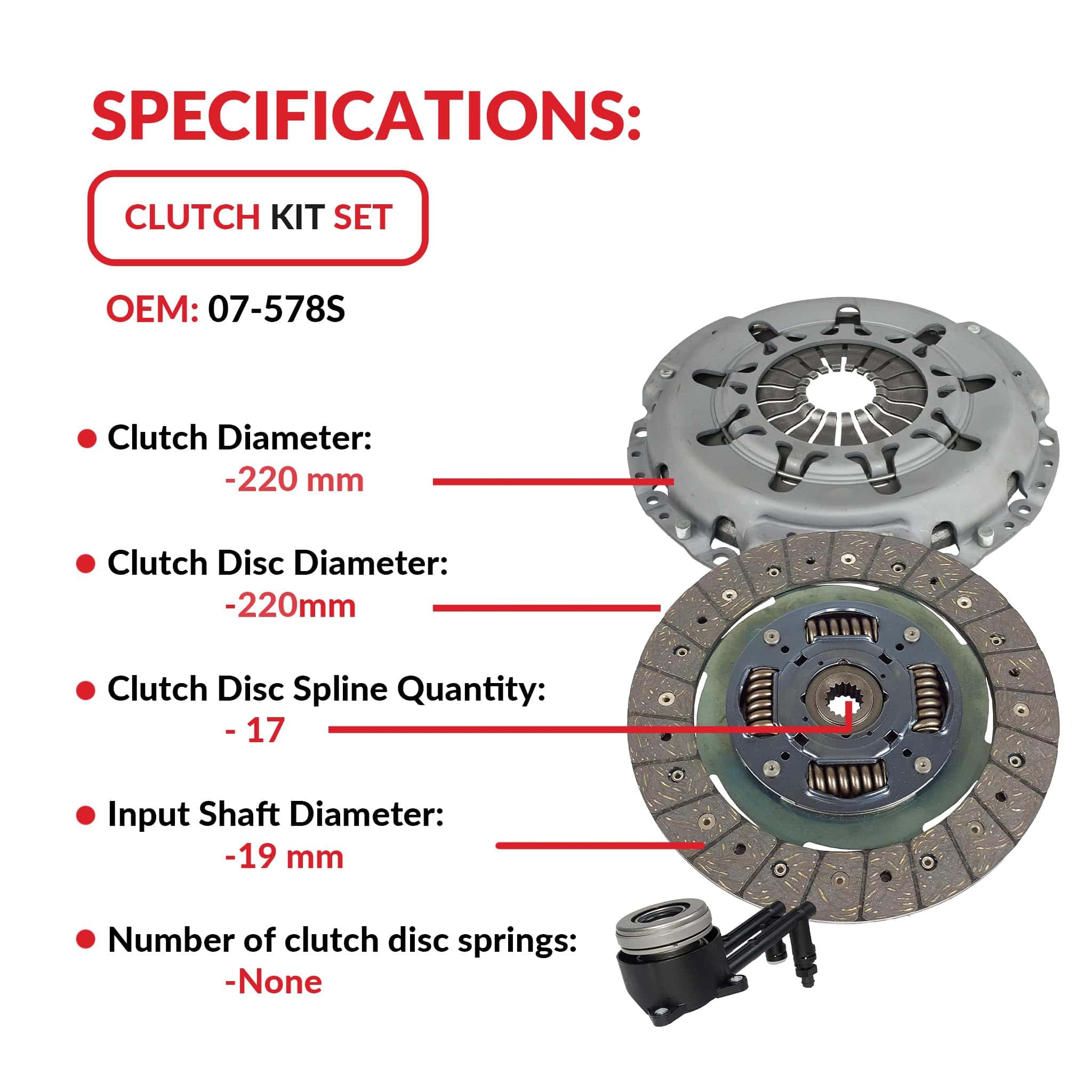 Kit de Embrague compatible con Ford Fiesta S Se Sel Ses - Imagen 5