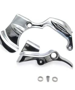 Cubierta de carcasa de transmisión cromada HongK para H-D