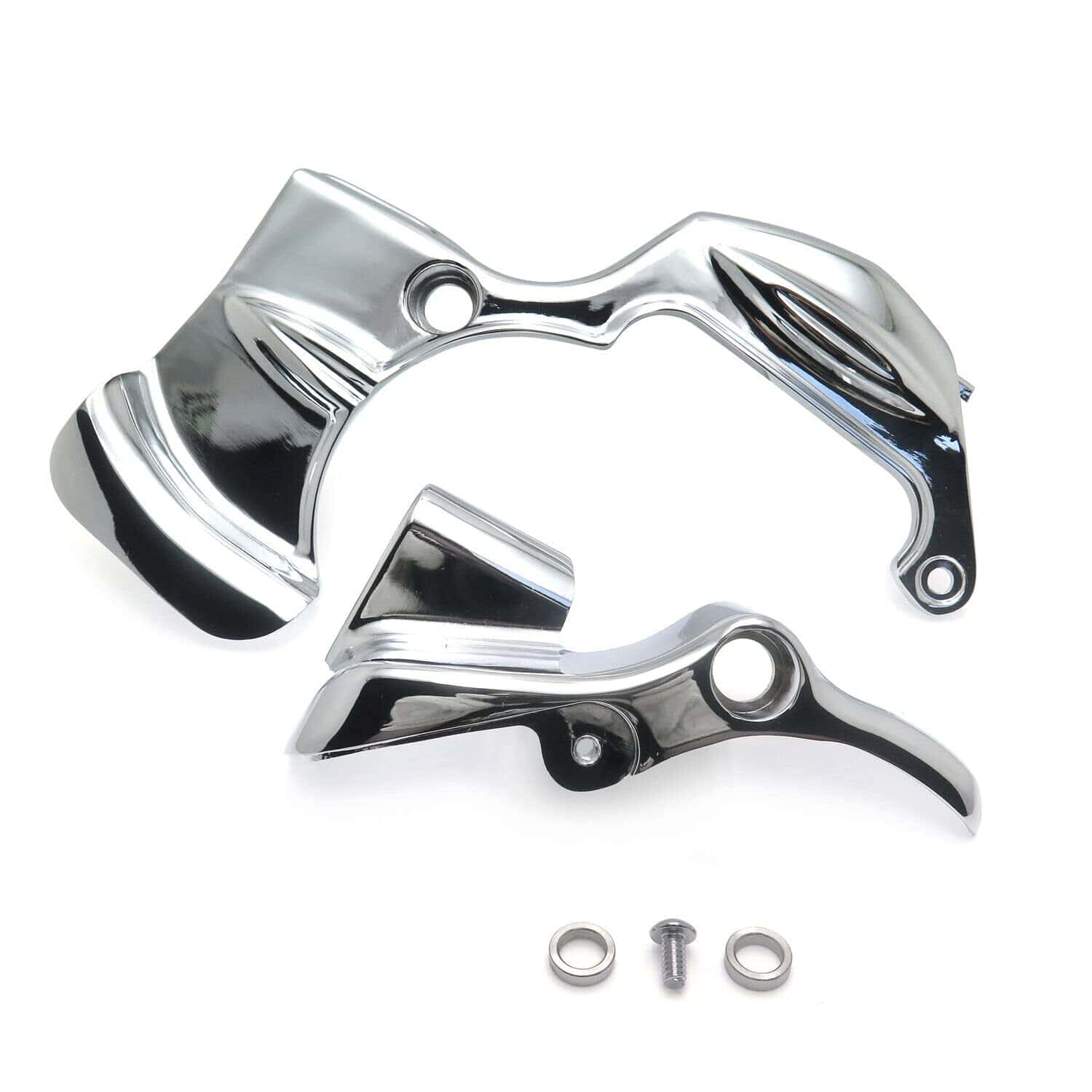 Cubierta de carcasa de transmisión cromada HongK para H-D