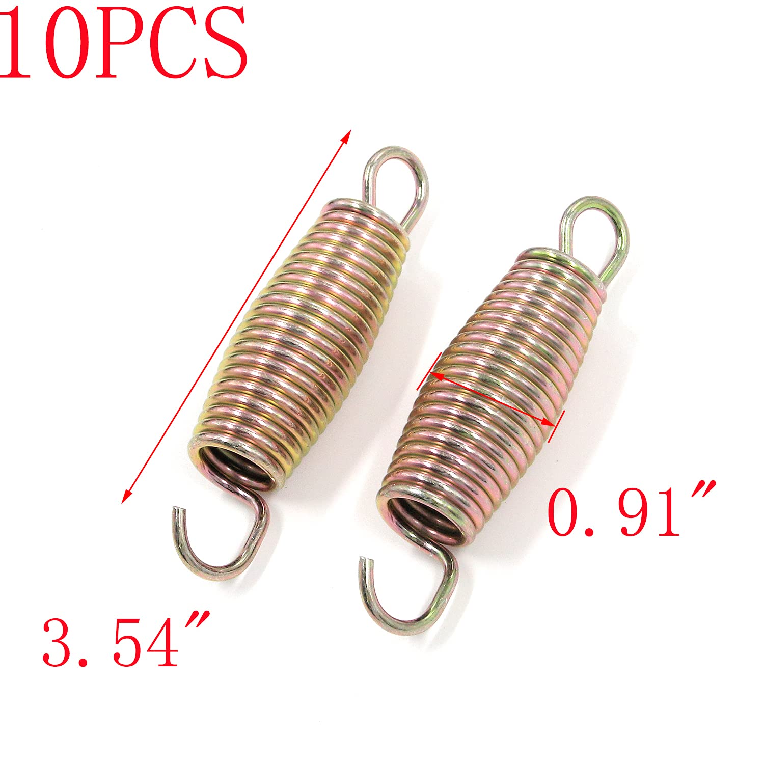 10 Resortes de Trampolín de 3.54" de Alta Resistencia de - Imagen 3