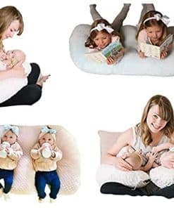 Almohada gemela Twin Z gris ¡6 usos en 1 almohada gemela!
