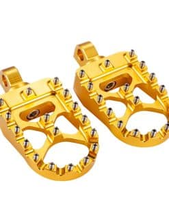 Hopider CNC Wide Foot Pegs 360° Rotating MX Chopper Bobber