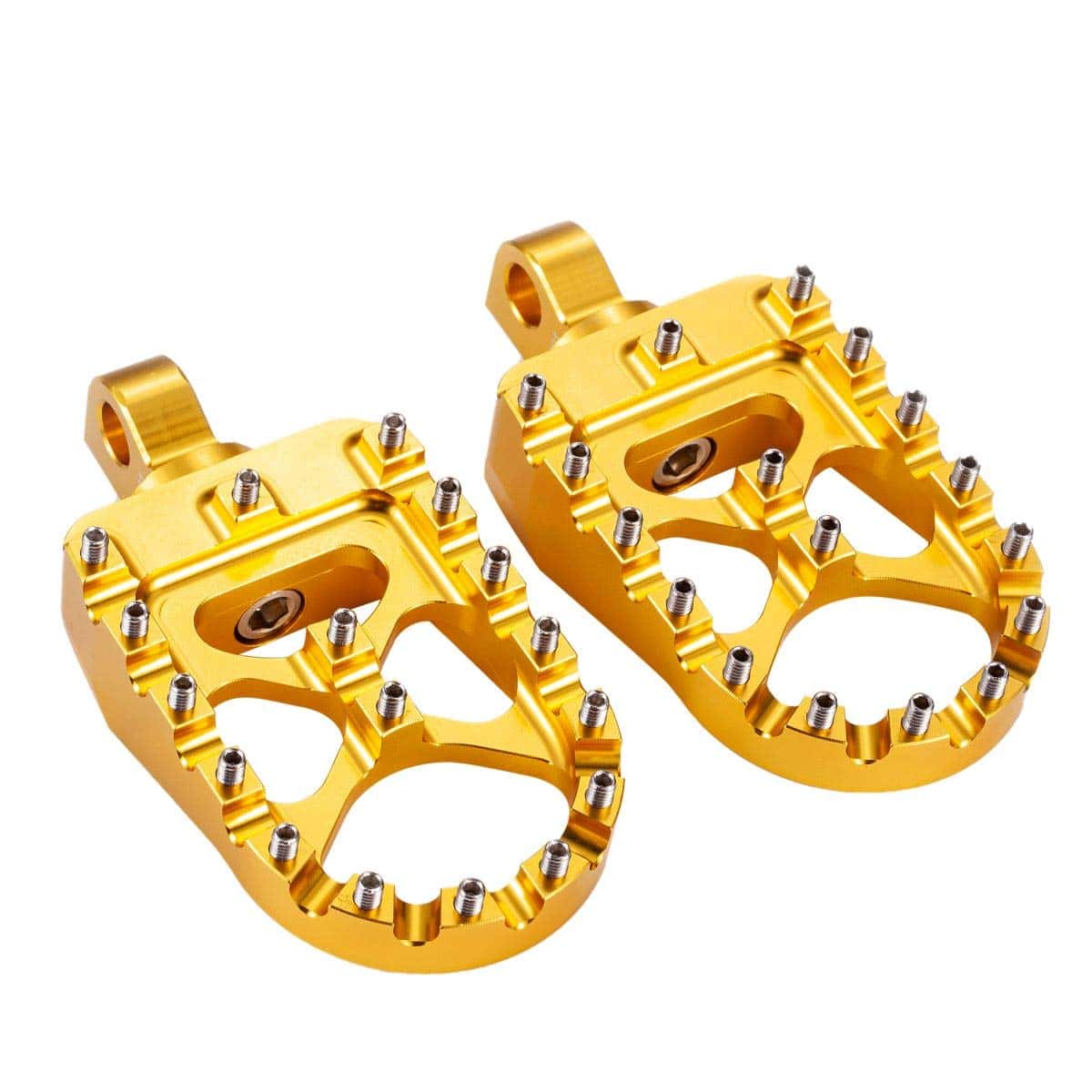 Hopider CNC Wide Foot Pegs 360° Rotating MX Chopper Bobber