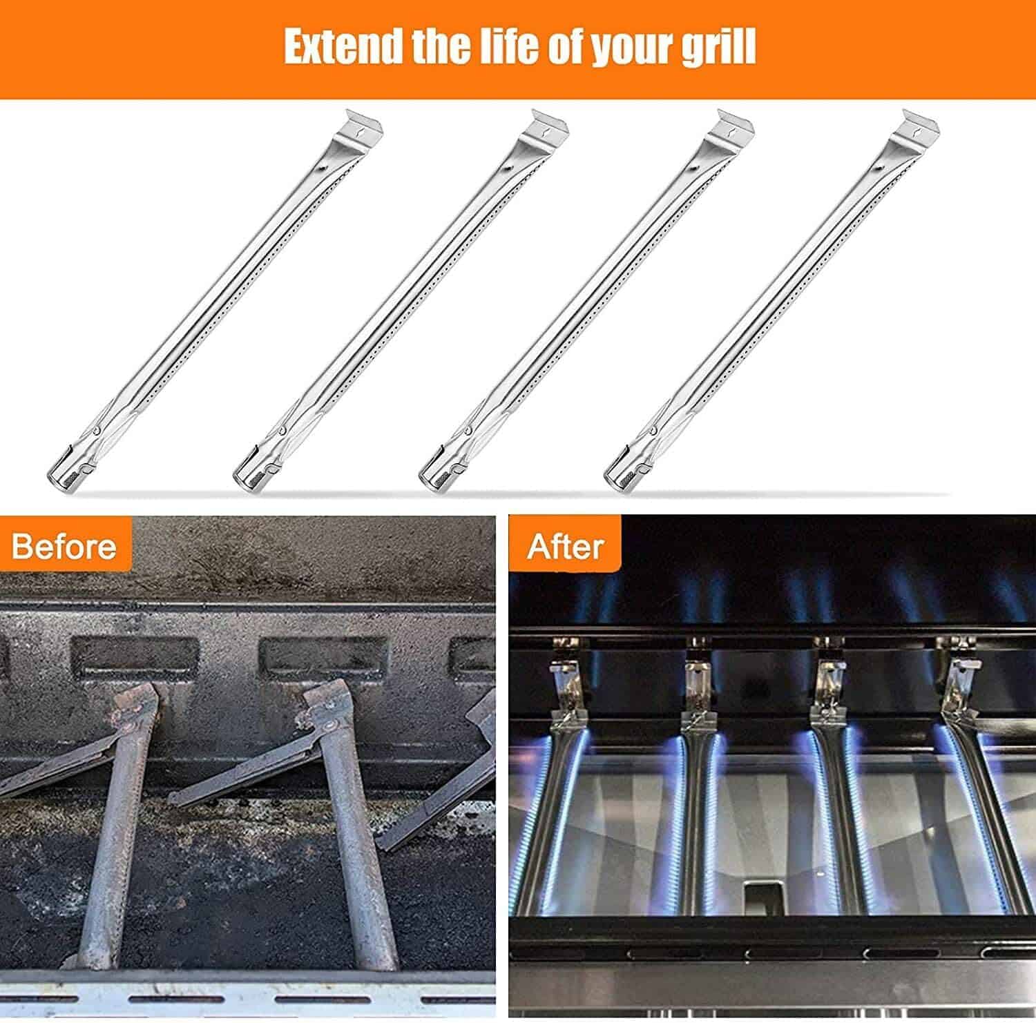 Set de 4 Quemadores, 4 Placas de Calor y 3 Canales de Cruce - Imagen 6