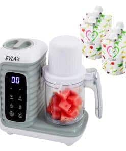 Procesador de Alimentos Doble EVLA'S para Bebés con 2