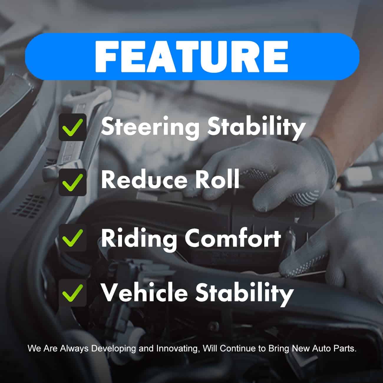 TUCAREST Enlace estabilizador de barra estabilizadora - Imagen 8