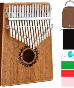 Piano de Pulgar Kalimba 17 Teclas RANMING Mbira Piano de