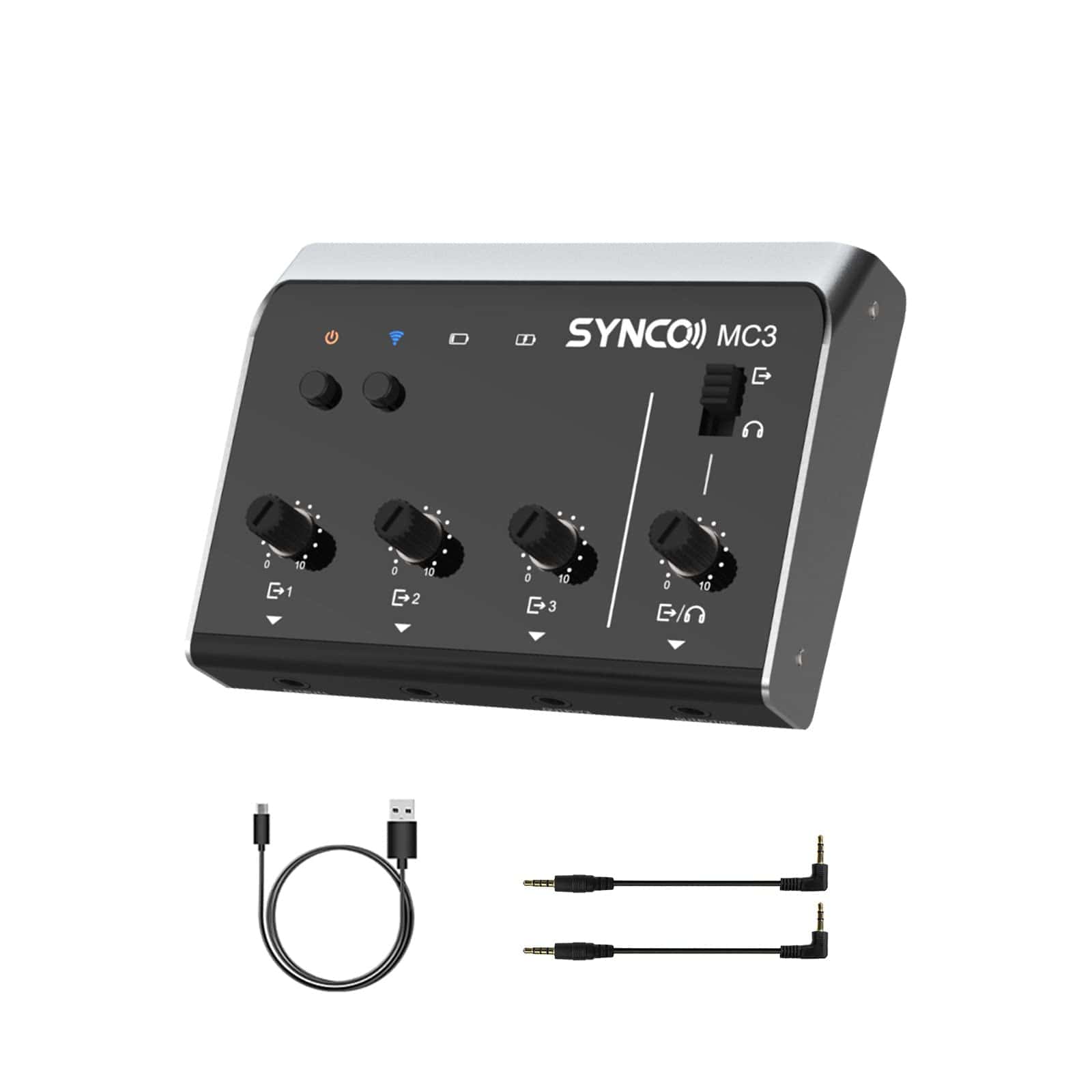 Mezcladora de Audio SYNCO, Mezclador Estéreo Portátil de 4