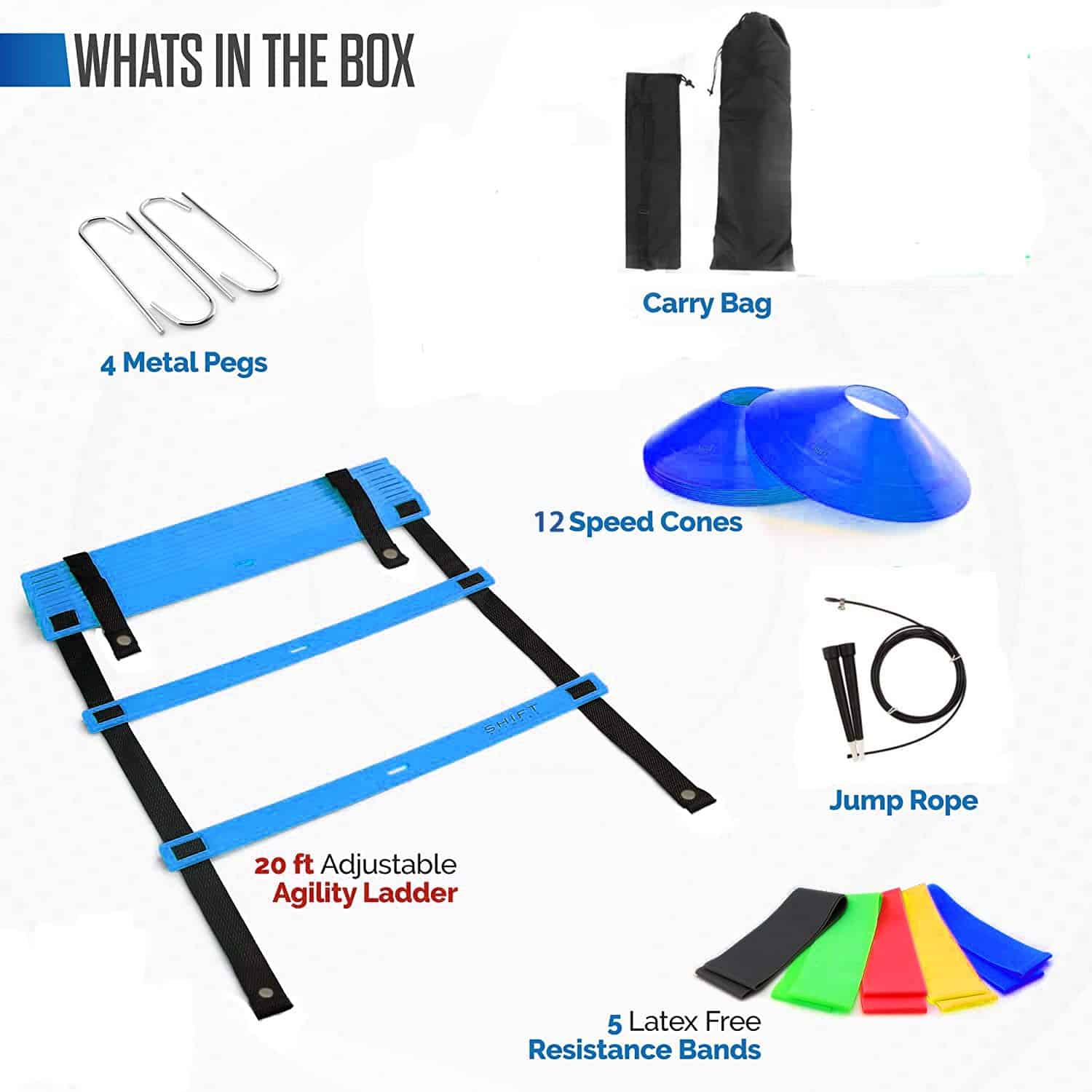Set de Equipos para Entrenamiento de Velocidad con Escalera - Imagen 3