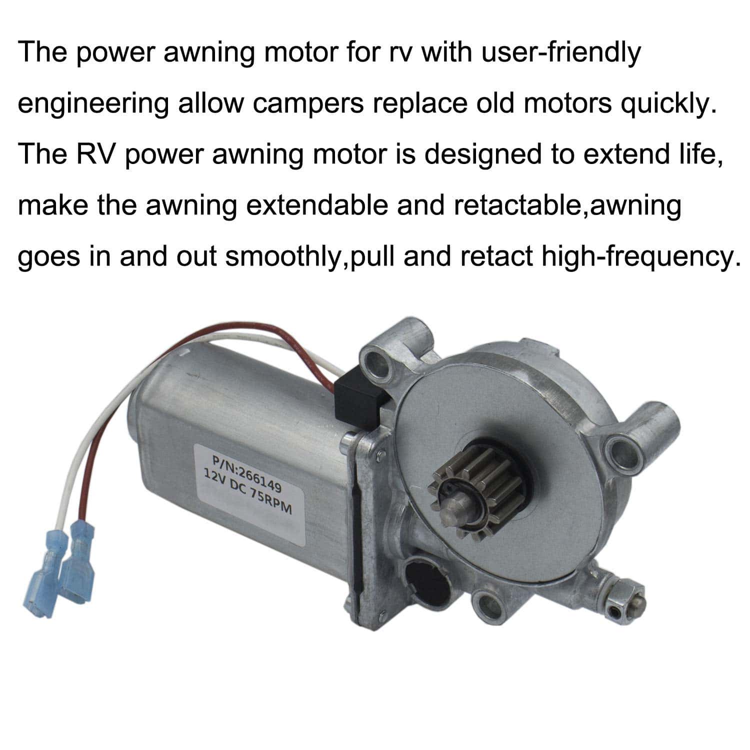 Motor de Repuesto para Toldo de Energía RV 266149 Universal - Imagen 6