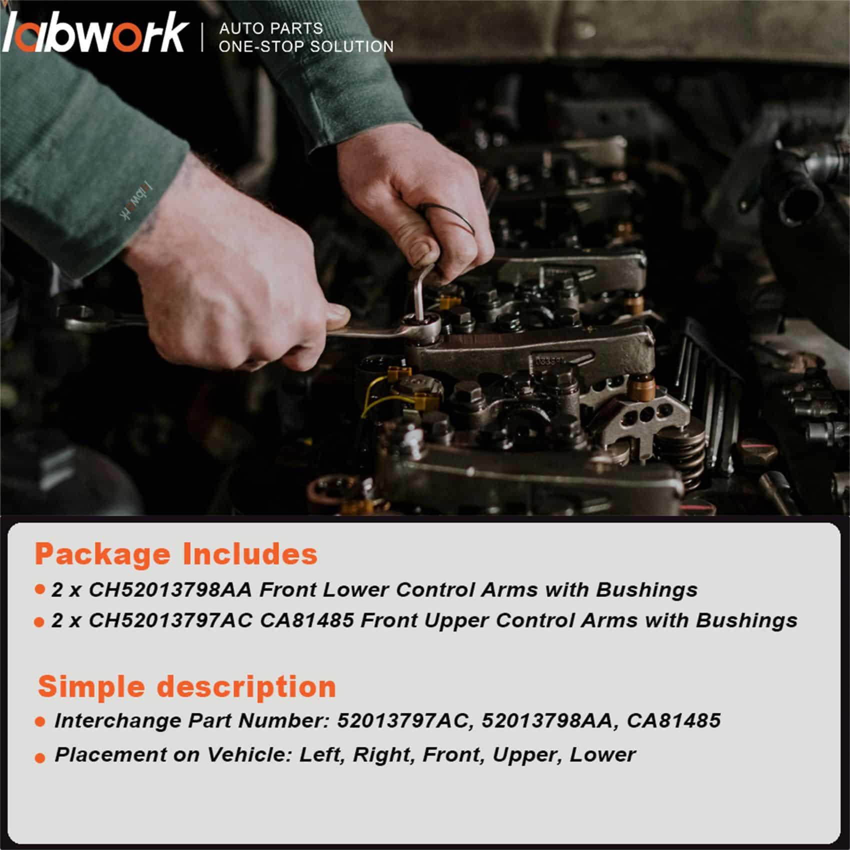 Conjunto de brazo de control superior e inferior con bujes - Imagen 3