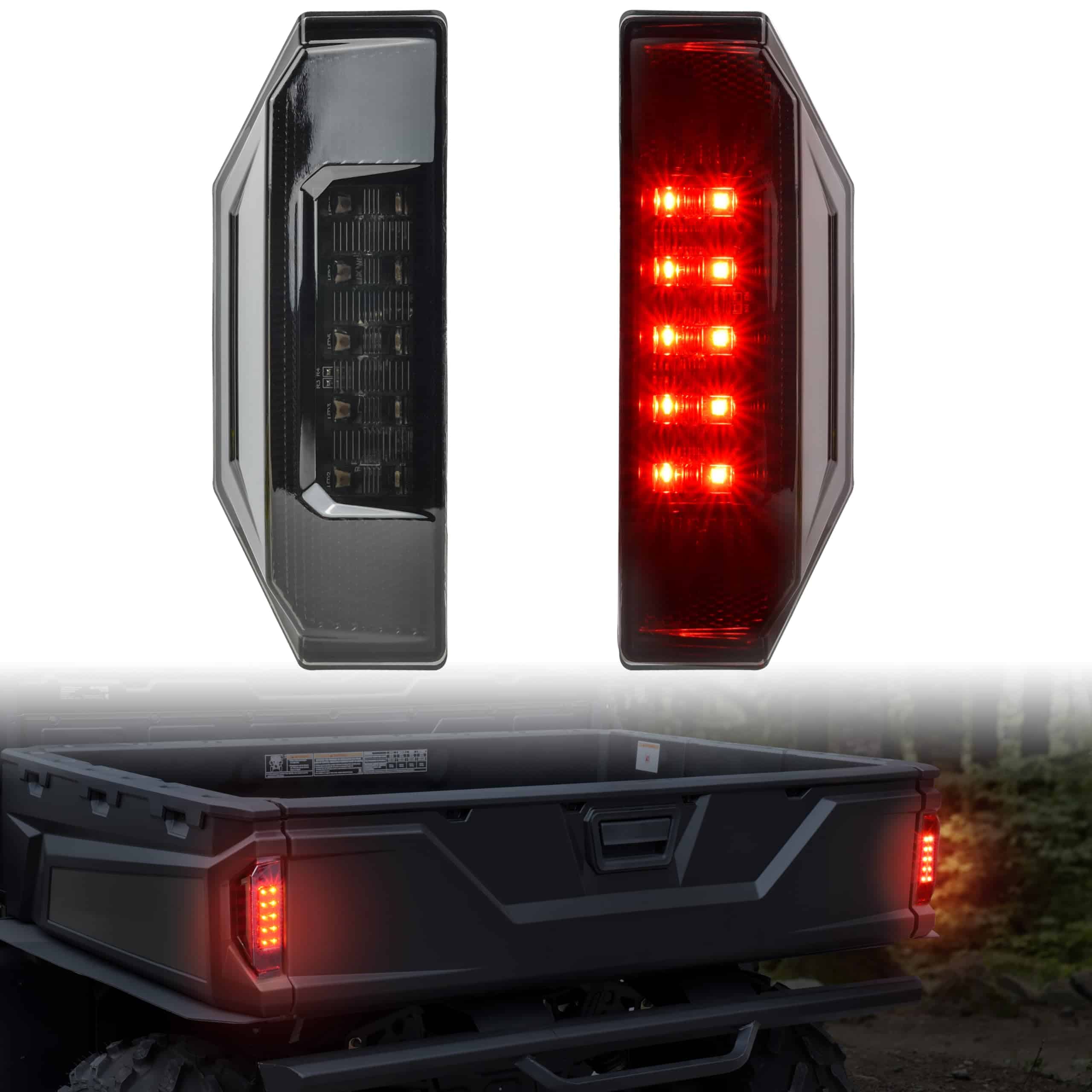 Luces traseras SAUTVS Ranger, luces traseras LED ahumadas