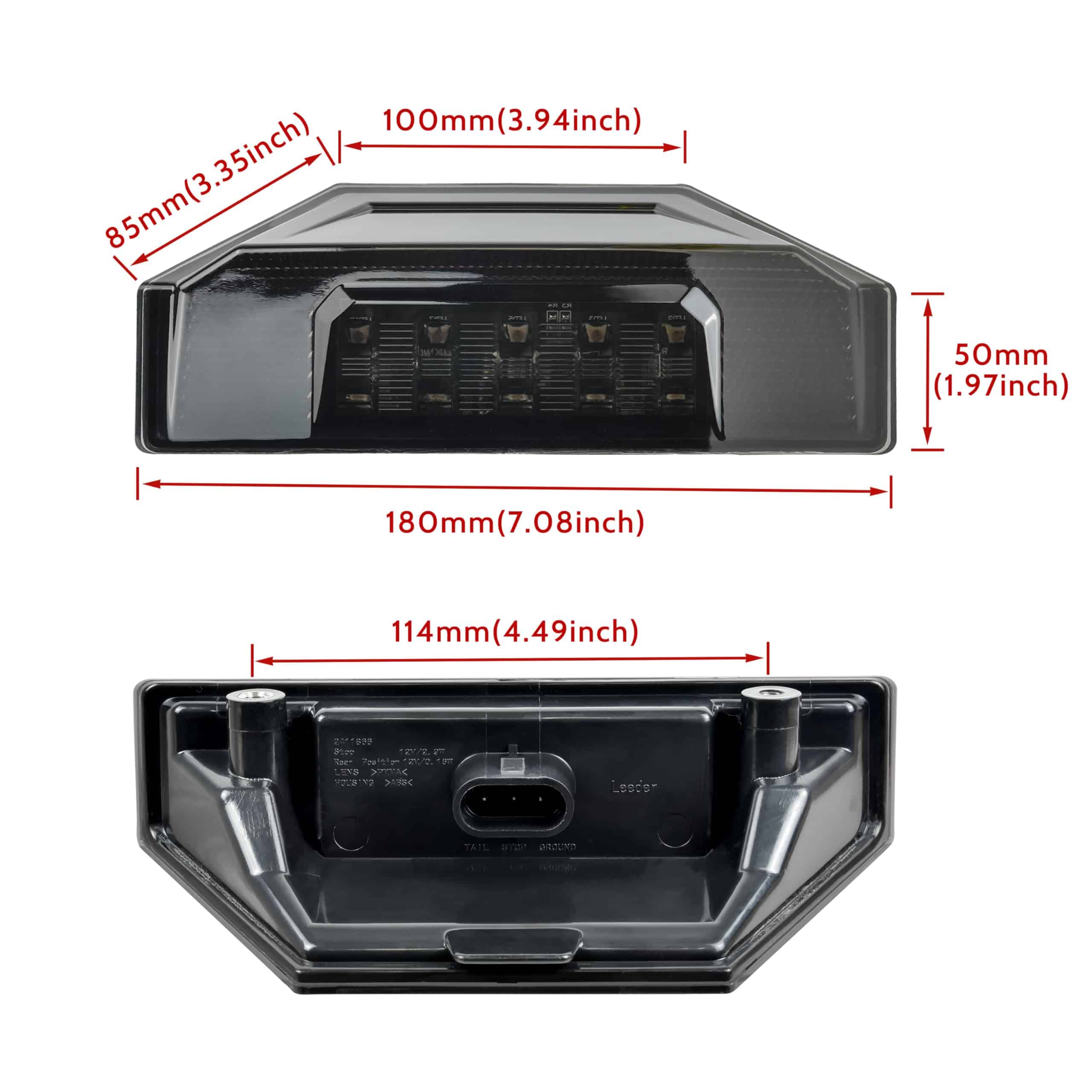 Luces traseras SAUTVS Ranger, luces traseras LED ahumadas - Imagen 8
