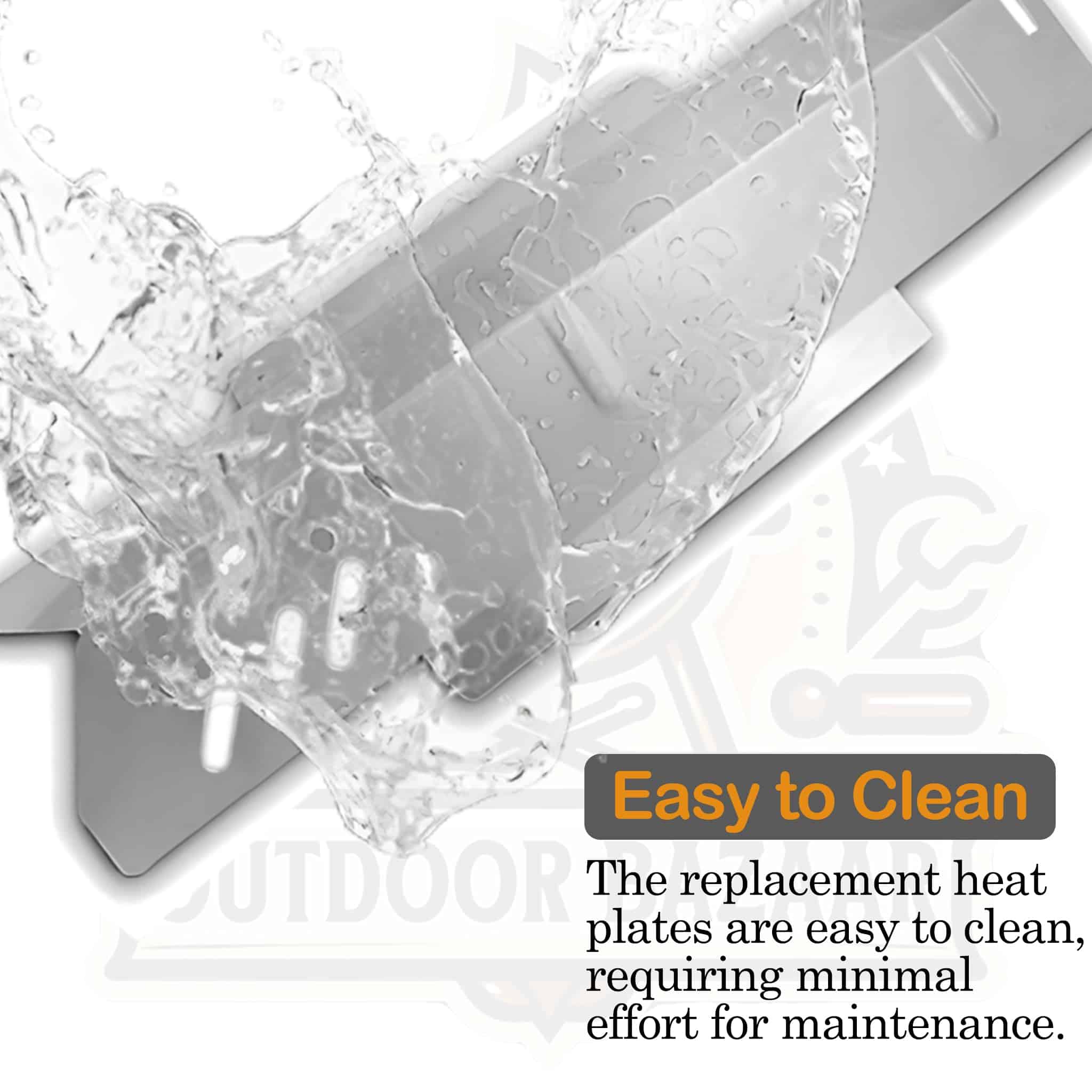 Set de Cuatro Placas de Calor de Reemplazo de Acero - Imagen 6