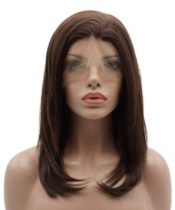 Peluca Sintética de Encaje Frontal Lushy Hair Corta 14in